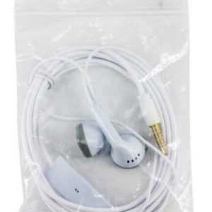 Audífonos alámbricos blancos ap-c550