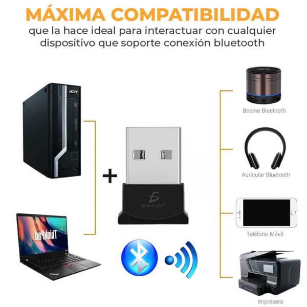 Adaptador Bluetooth 2.0 Nano Usb - Imagen 4