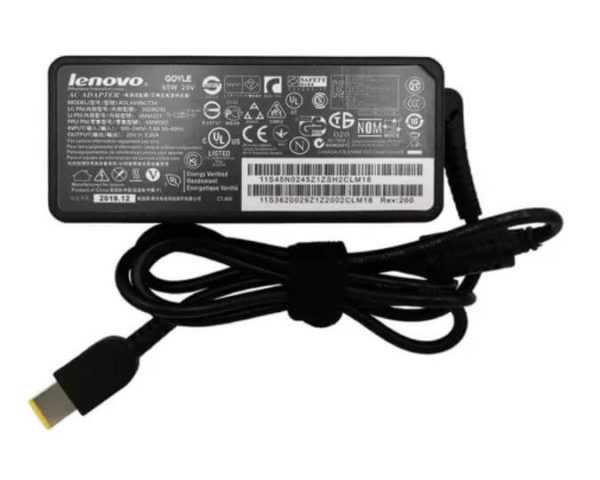 Cargador Lenovo 20V 3.25A USB + Cable trifásico - Imagen 2