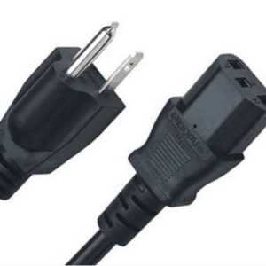 Cable Trifásico de corriente Alimentación PC CPU - Monitor