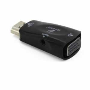 Adaptador Convertidor Hdmi A Vga Audio 3.5
