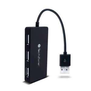 Extensión Hub Con 4 Puertos Usb Tech Zone